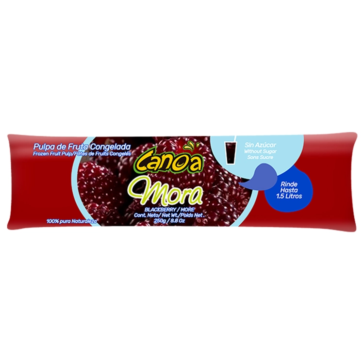 PULPA MORA 250gr CANOA