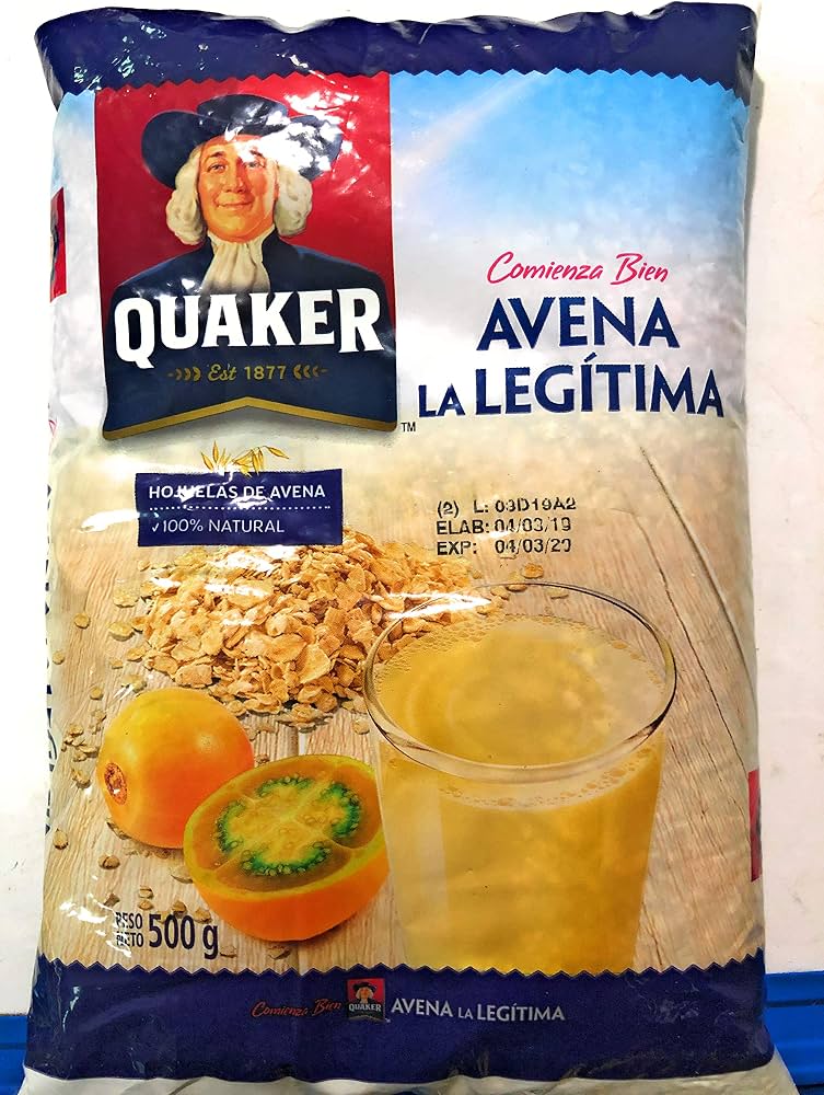 Quaker hojuelas De Avena La Legitima 500g