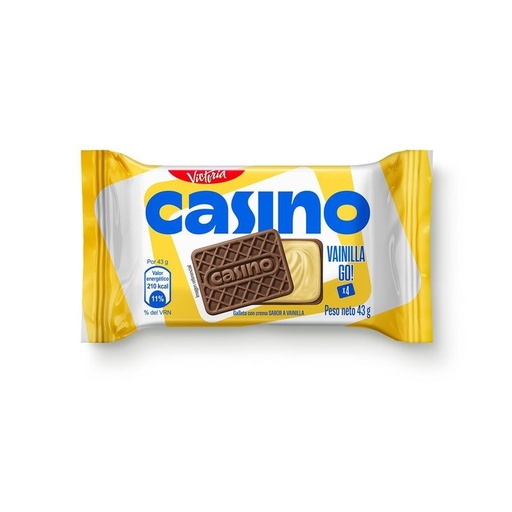[7750243052719] Casino Galletas Vainilla 258g x6 Paquetes