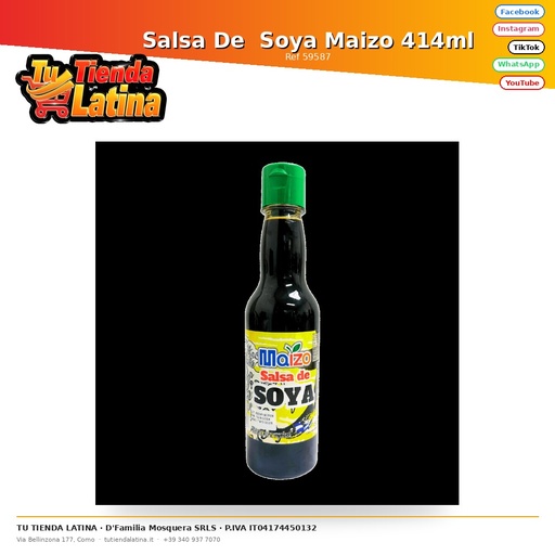 [59587] Salsa De  Soya Maizo 414ml