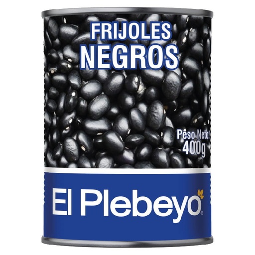 [3872] Frijol Negro El Plebeyo 400g