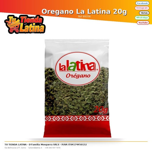 [69356] Oregano La Latina 20g