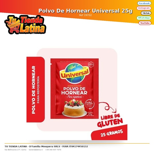 [19702] Lievito universale in polvere 25g