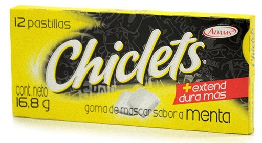 [3914] Chiclets Adams Clásicos – Chicle Masticable 16.8 g