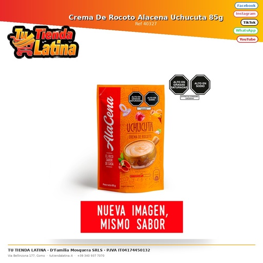 [40327] Crema Rocoto Alacena Uchucuta 85g