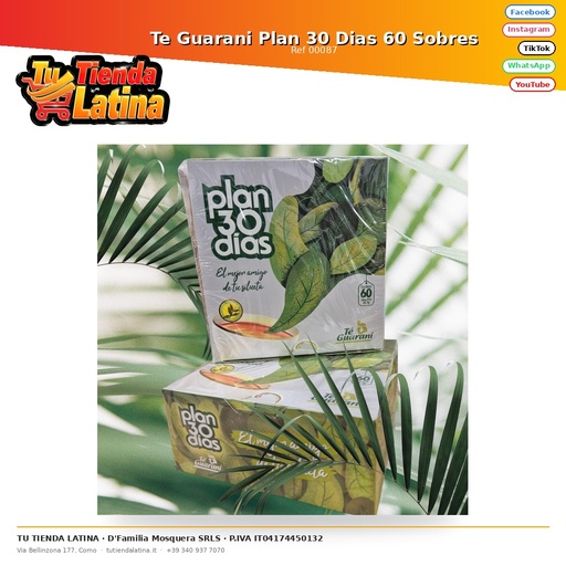 [00087] Te Guarani Plan 30 Dias 60 Sobres