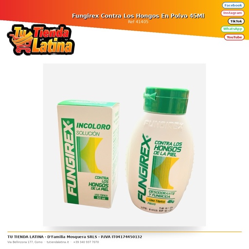 [41405] Fungirex Contra Los Hongos En Polvo 45Ml