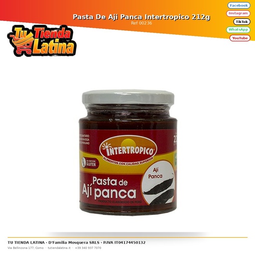 [00236] Intertropical Aji Panca Paste 212g