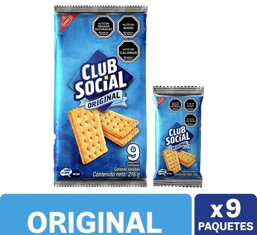[4274] Galletas Club Social Original 216G