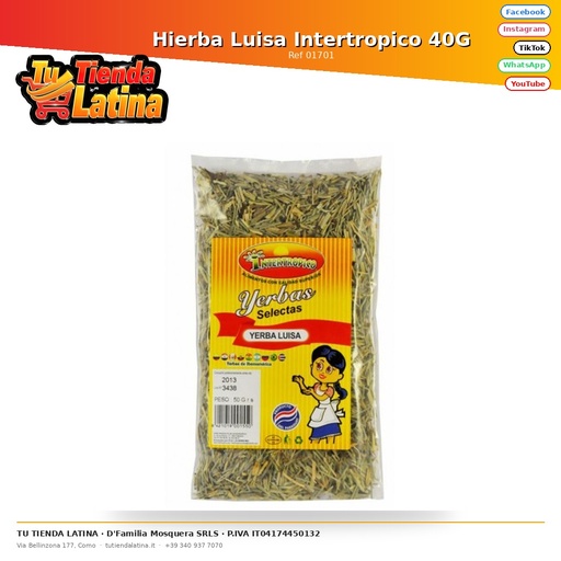 [01701] Hierba Luisa Intertropico 40G