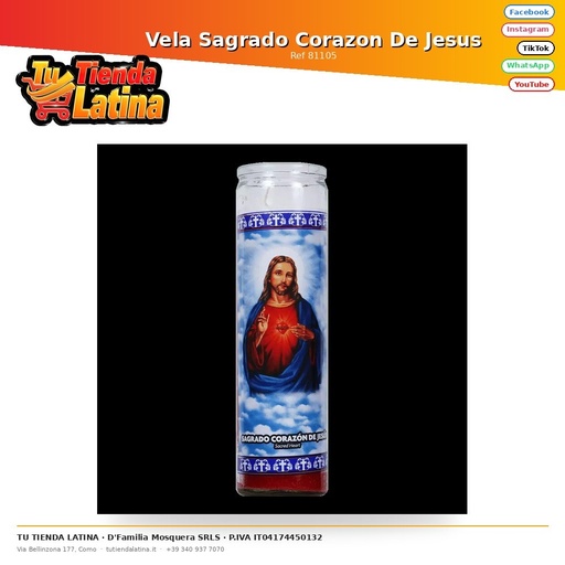 [81105] Vela Sagrado Corazon De Jesus