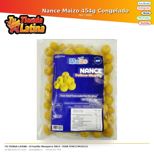 [17884] Nance Corn 454g Frozen