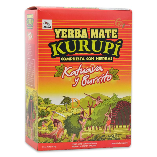 [00384] Yerba Mate Kurupi Katuava Y Burrito 500Gr