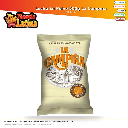 [43489] Milk Powder 500g La Campina