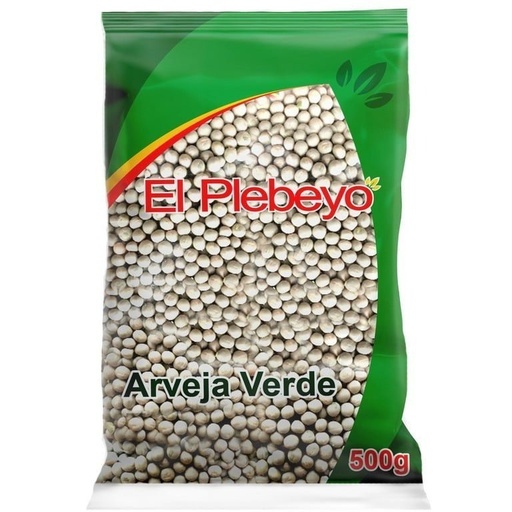 [69295] Arveja Verde Entera El Plebeyo 500g