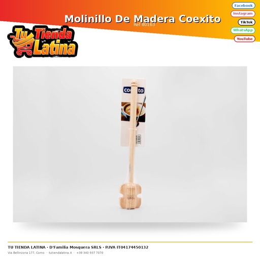 [80163] Molinillo De Madera Coexito