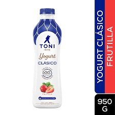 [7861012515189] Toni Yogurt Clasico Frutilla 1l(Ecuador)