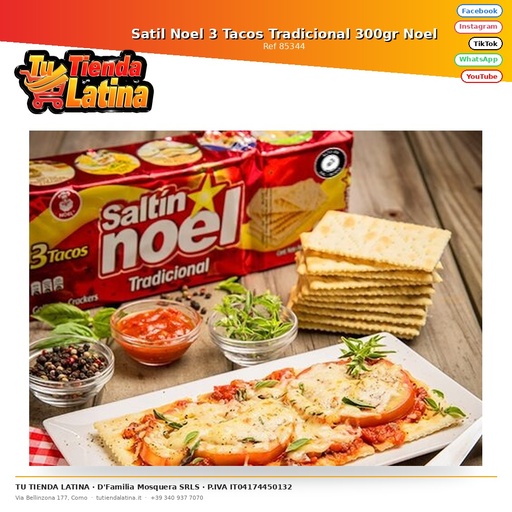 [85344] Satil Noel 3 Tacos Tradizionali 300gr Noel