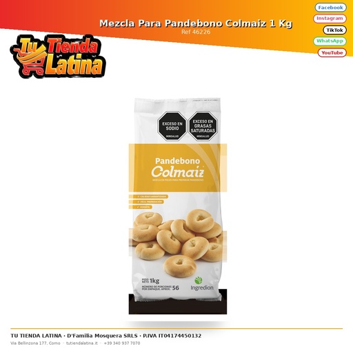 [46226] Mix For Pandebono Colmaiz 1 Kg