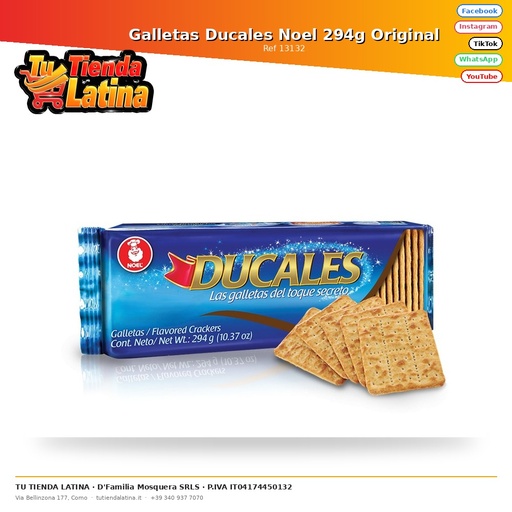 [13132] Biscotti Ducal Noel 294g Originali