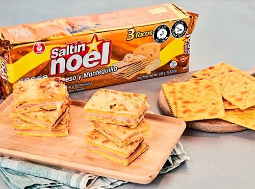 [86136] Galletas Saltin Noel Queso Y Mantequilla 385g
