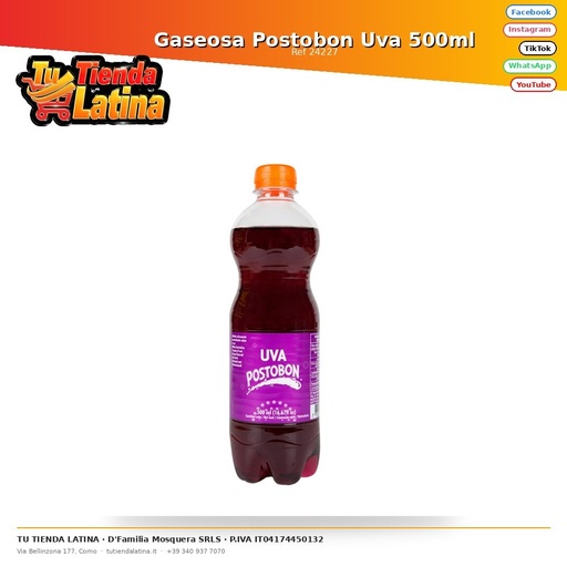 [24227] Gaseosa Postobon Uva 500ml