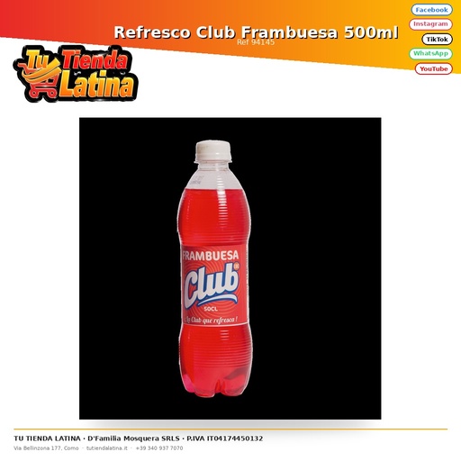 [94145] Refresco Club Frambuesa 500ml