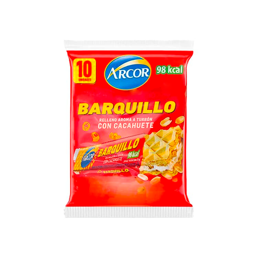 [5975] Turron Barquillo Relleno 10Und 250gr Arcor