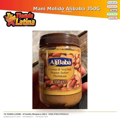 [72904] Arachidi macinate Alibaba 350G