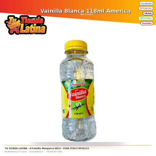 [23687] Vaniglia Bianca 118ml America