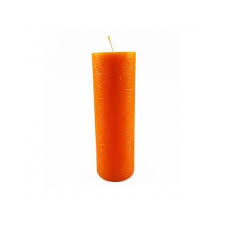[3579] Vela o Velone De Vidrio Traditional Light Naranja