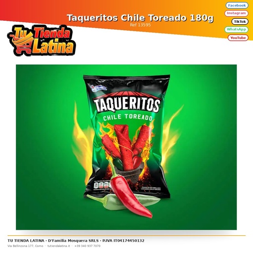 [13595] Taqueritos Chile Toreado 180g
