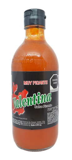 [00061] Salsa Valentina Muy Picante 370ml Negra