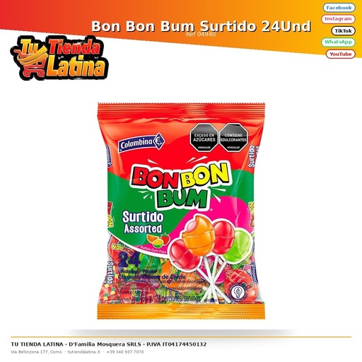 [04940] Assortimento Bon Bon Bum 24Und