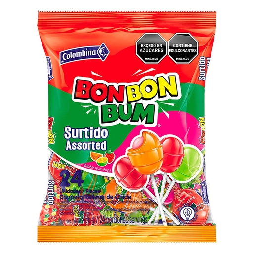 [3711] Bom Bon Bum Surtido  24Und