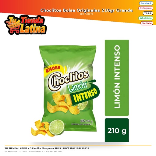 [57839] Borsa originale Choclitos 210gr grande