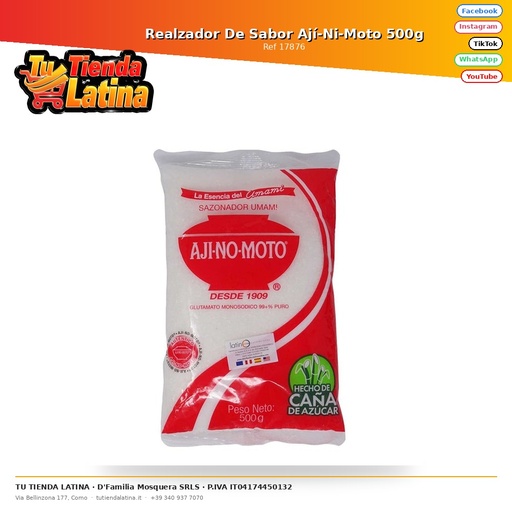 [17876] Ají-Ni-Moto Flavor Enhancer 500g