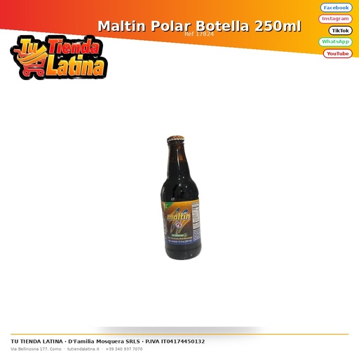 [17824] Maltin Polar Botella 250ml