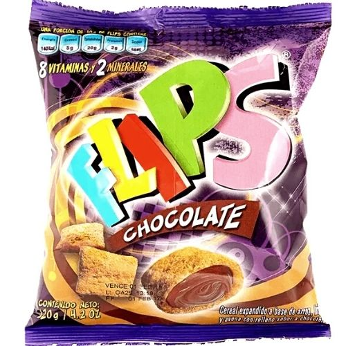 [10342] Cereal Relle De Chocolate Bolsa 120gr Flips 