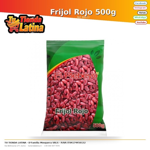 [46013] Fagioli Rossi 500g
