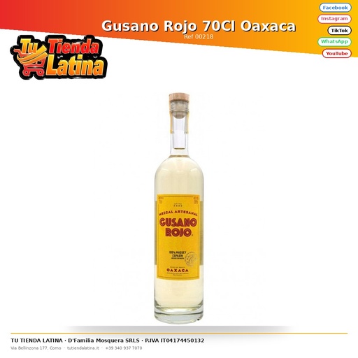 [00218] Red Worm 70Cl Oaxaca
