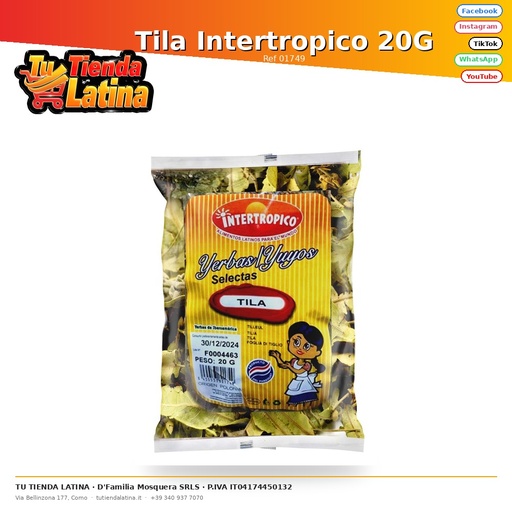 [01749] Tiglio Intertropicale 20G