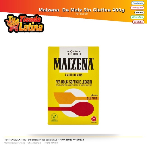 [80060] Cornstarch Without Glutine 400g