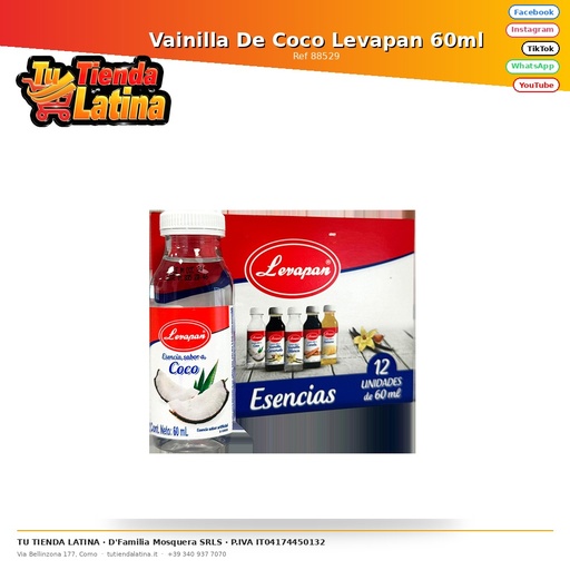 [88529] Vainilla De Coco Levapan 60ml