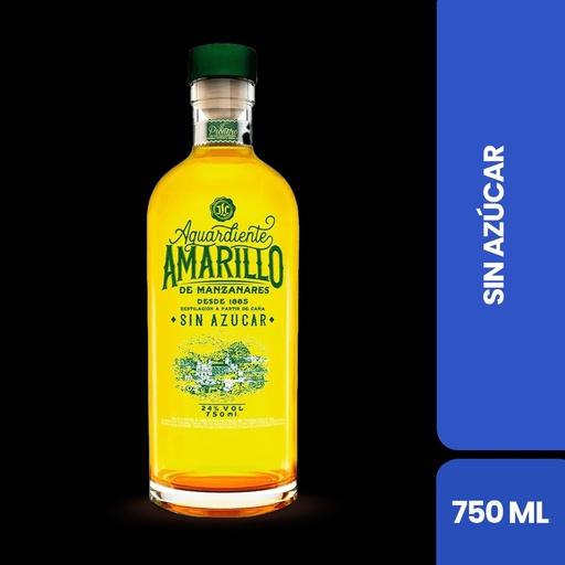 [5107] Aguardiente Amarillo Sin Azucar 700Cc