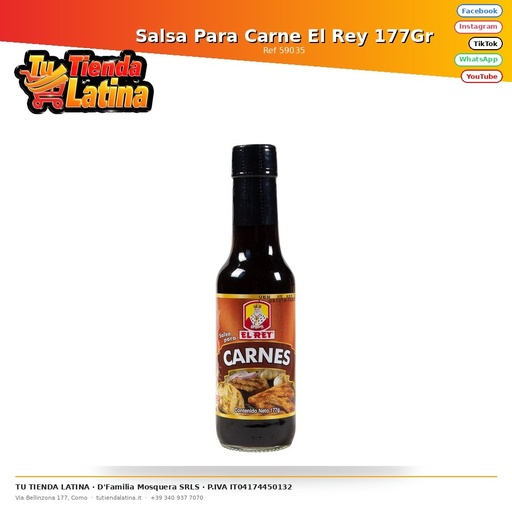 [59035] Salsa Di Carne El Rey 177Gr