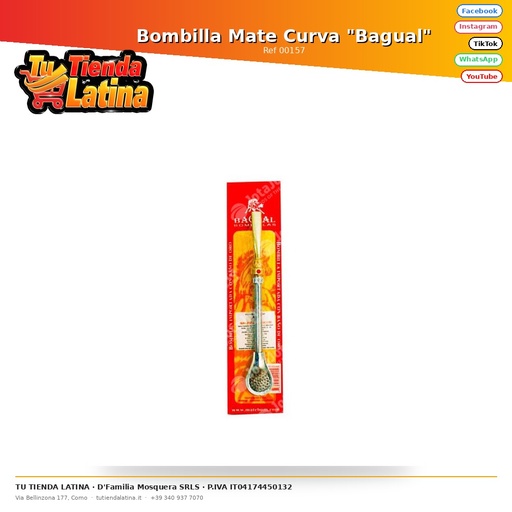 [00157] "Bagual" Curved Matte Bulb