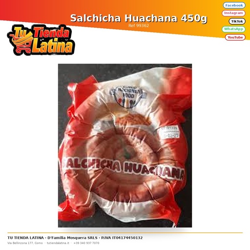 [99362] Salchicha Huachana 450g
