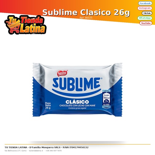 [36025] Sublime Classico 26g