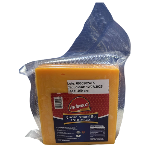 [03717] Queso Amarillo 300Gr Induveca (Republica Dominicana)